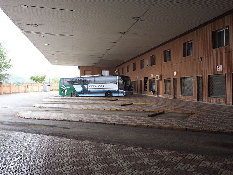 La estación de autobús