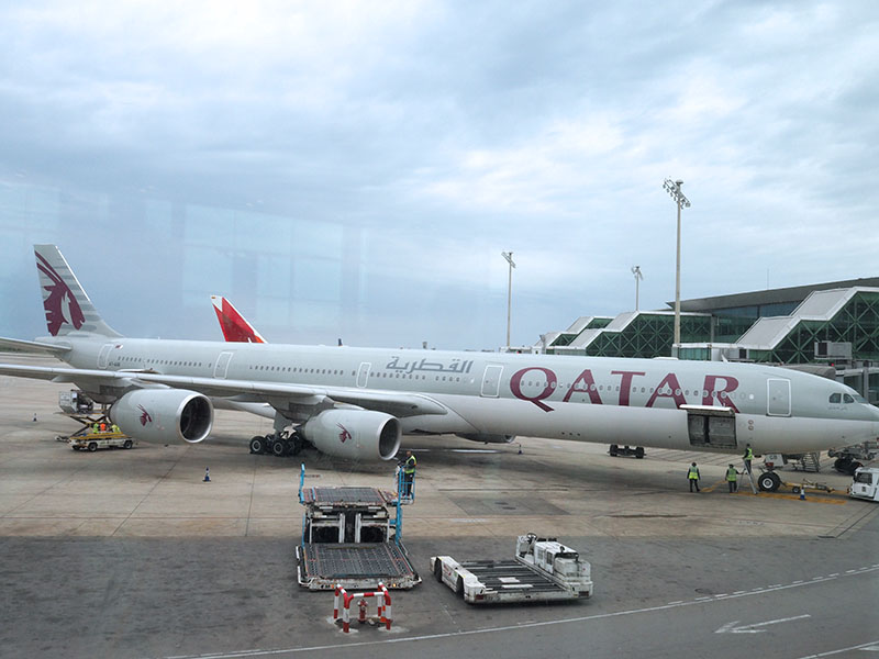 バルセロナ空港のカタール航空