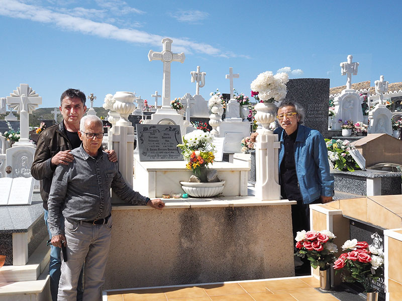 con Juanje y su padre