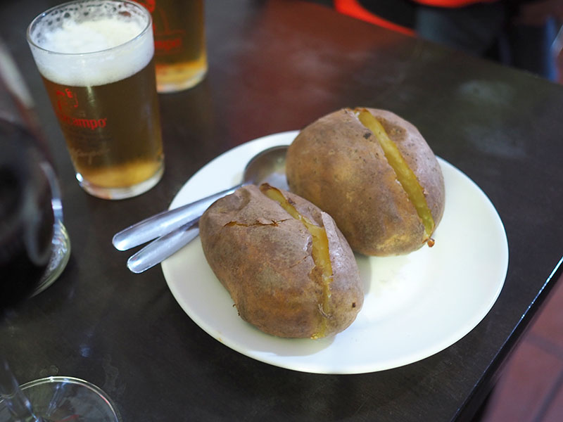 un tapa de asadas