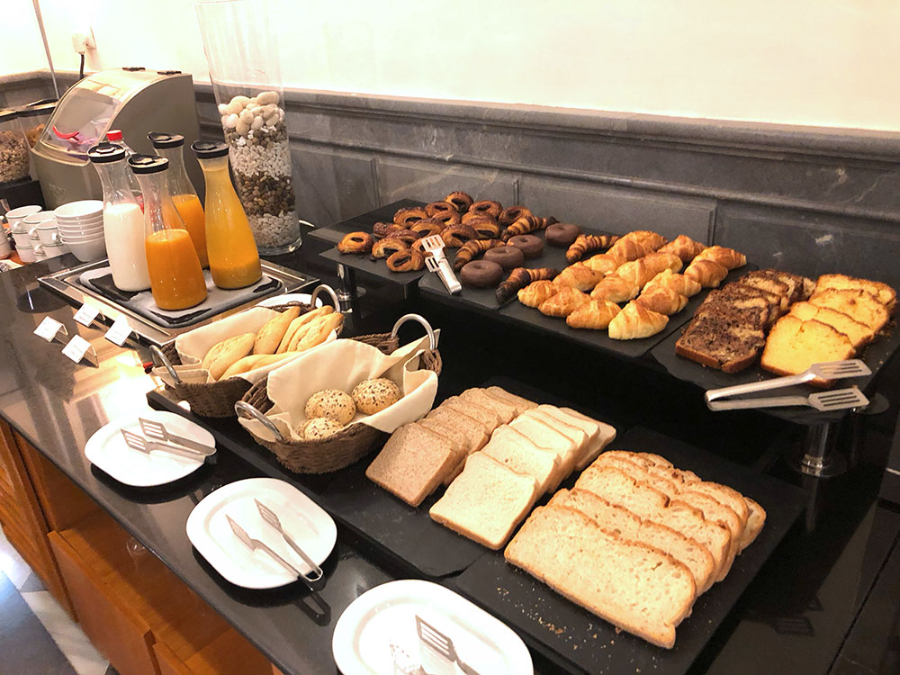 Desayuno del Hotel Mezquita