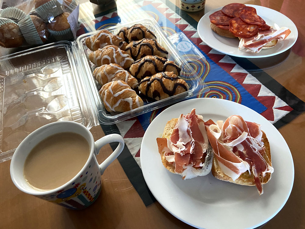 desayuno de la prisión de Manuel