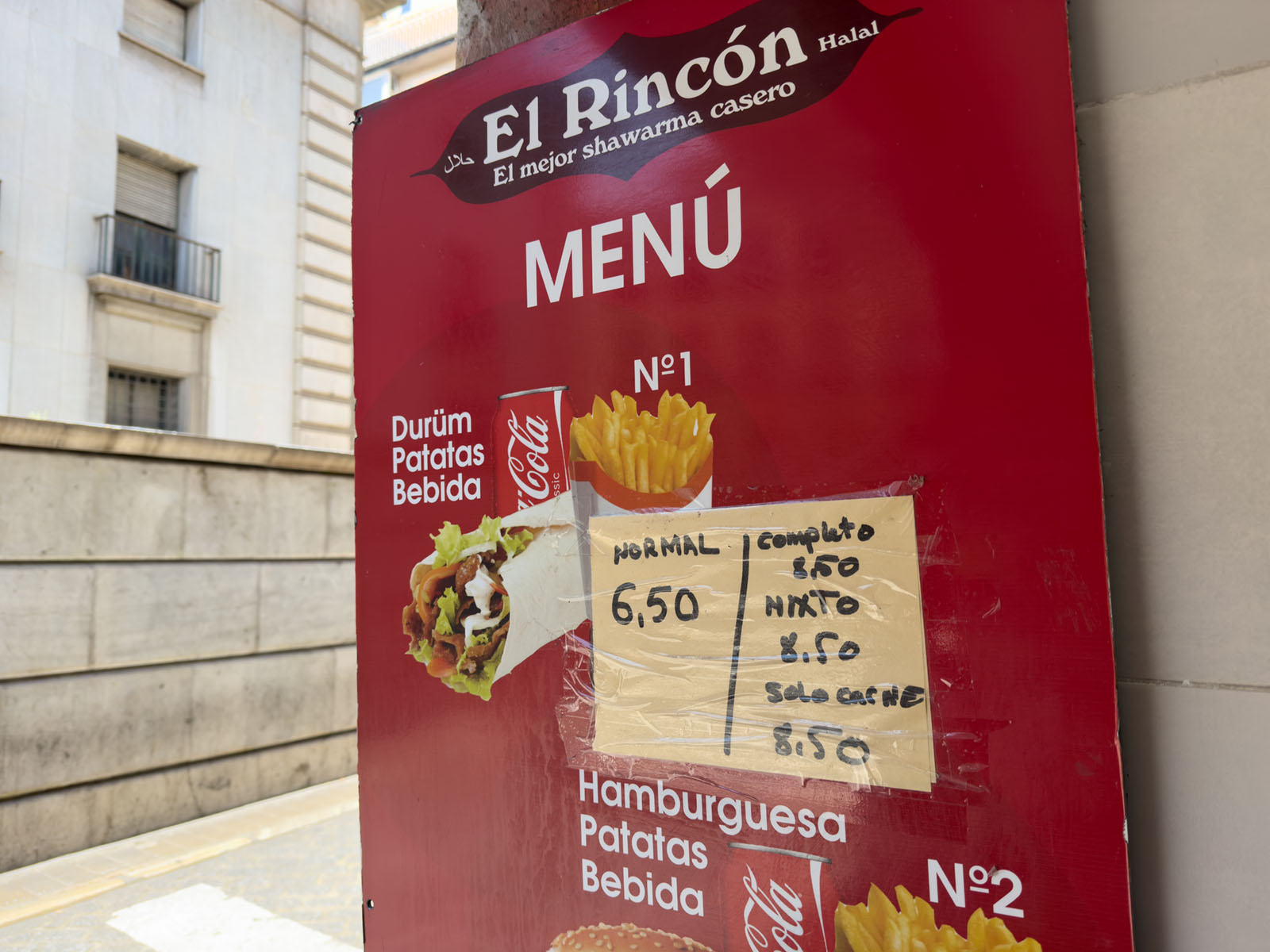 ケバブ店「エル・リンコン（El Rincón）」