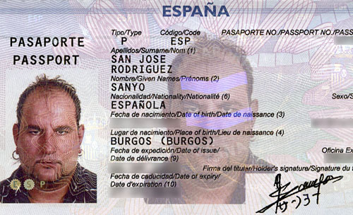 Pasaporte de Sanyo