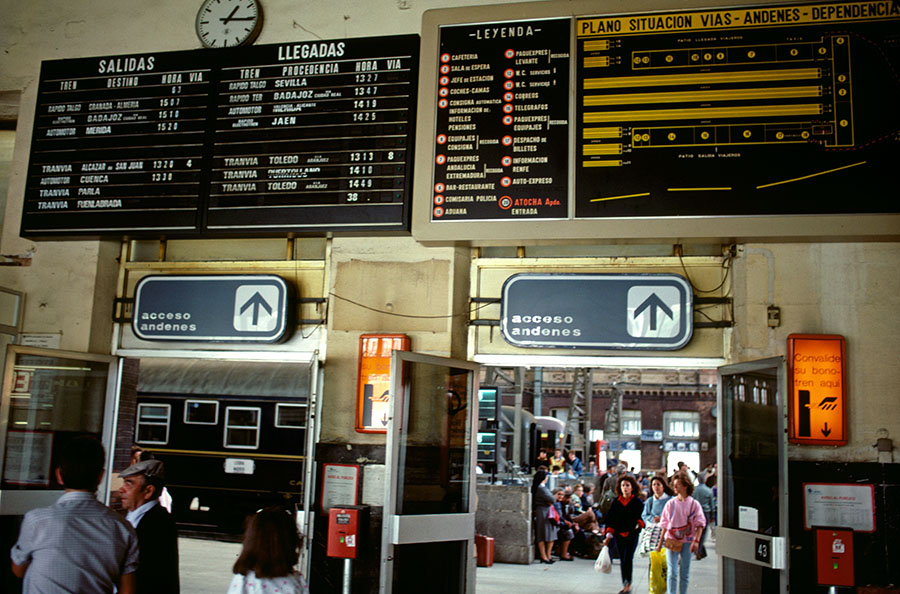 Esta. Atocha en 1986