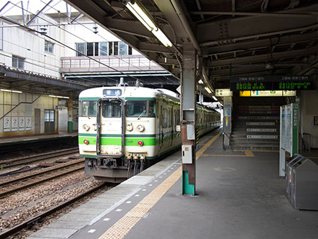 長岡駅ホーム