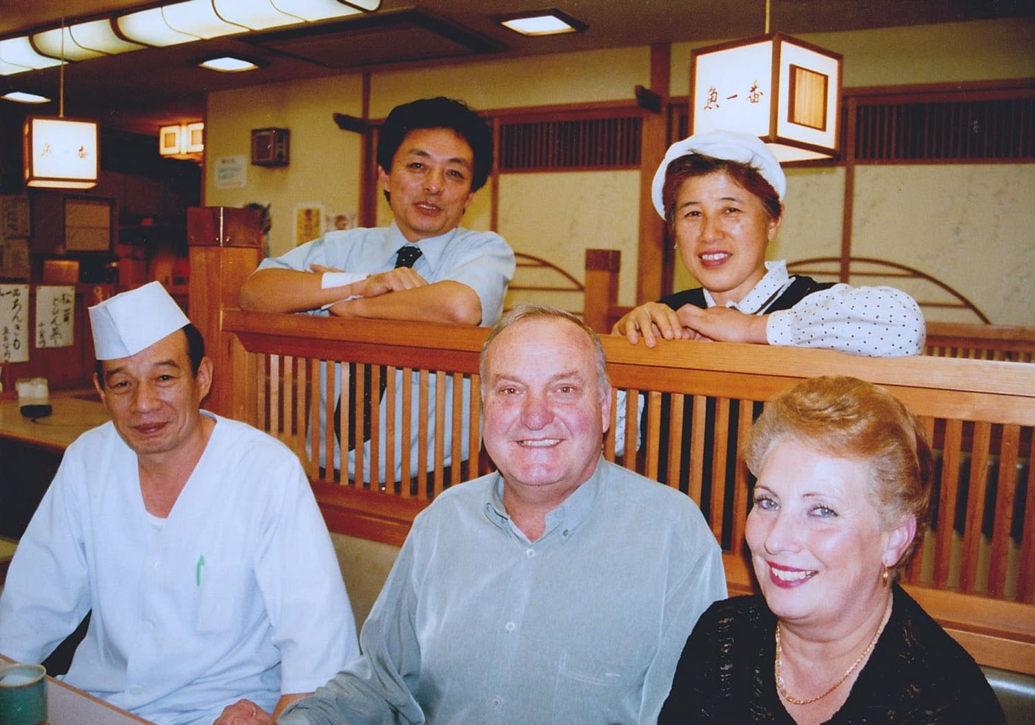 en un restaurente de Sushi en Miyazaki