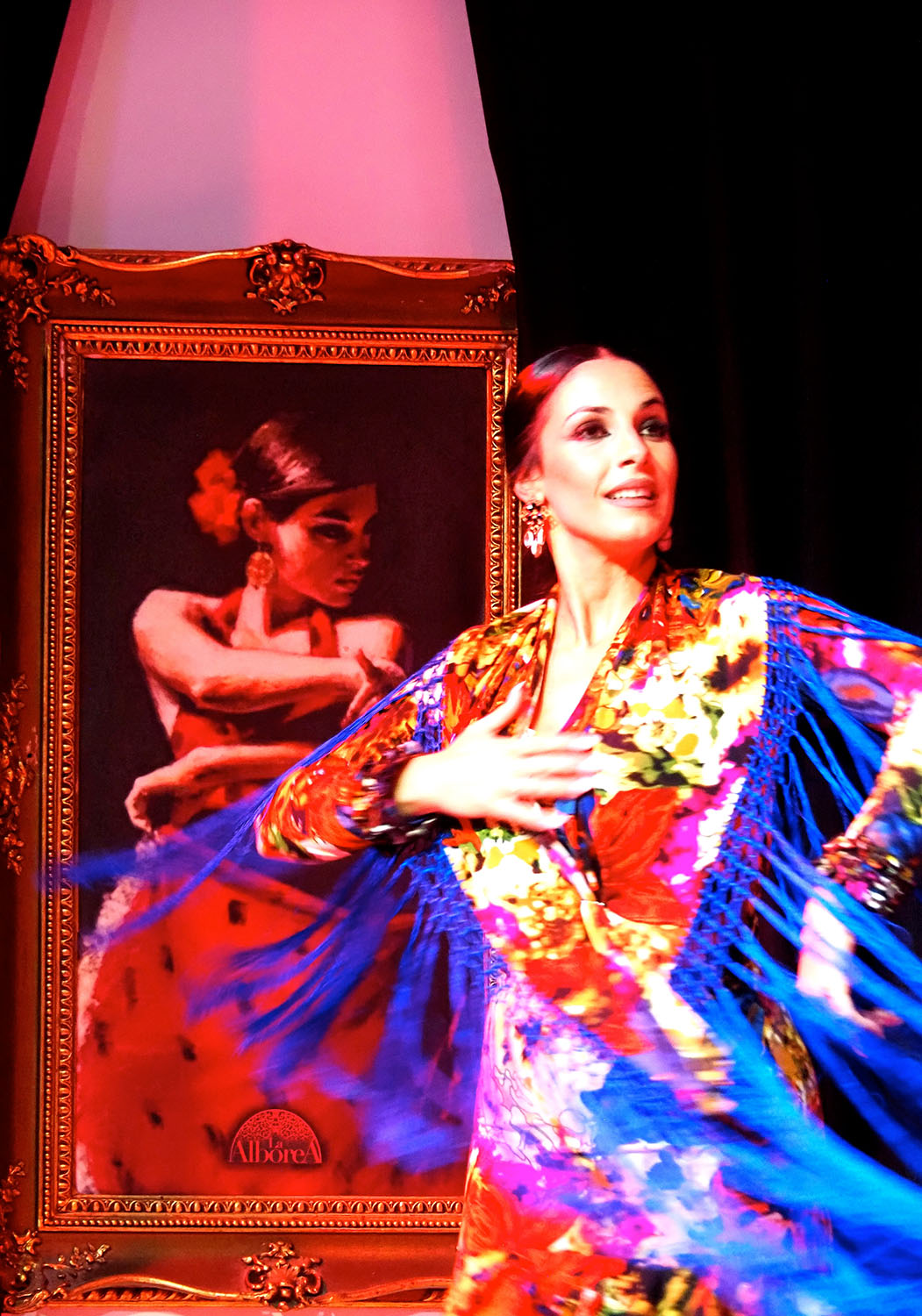 孫のクリスチーナのフラメンコ